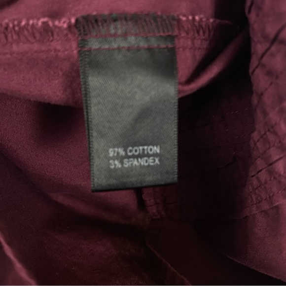 Avenue Signature Shirt Burgundy Buttondown Size 18/20 - Picture 4 of 4